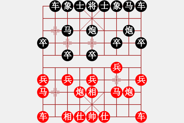 象棋棋譜圖片：玄機逸士飛相局 大破 翩翩黃勁松 - 步數(shù)：10 