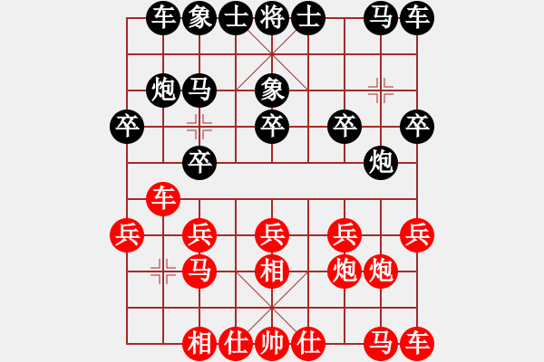 象棋棋譜圖片：dabei(8段)-和-狐絨滑大哥(月將) - 步數(shù)：10 