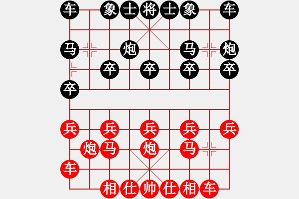 象棋棋譜圖片：天天象棋用戶水平如何？ - 步數(shù)：10 