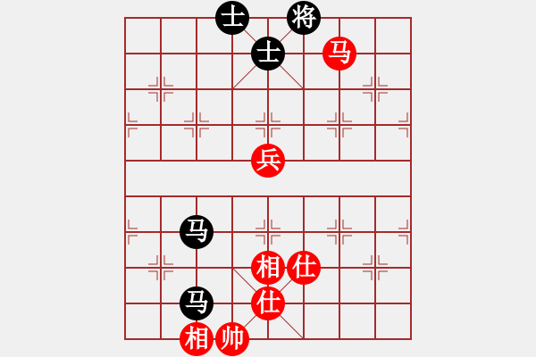 象棋棋譜圖片：小亮-和-QQ棋友(列手炮)-0039 - 步數(shù)：110 