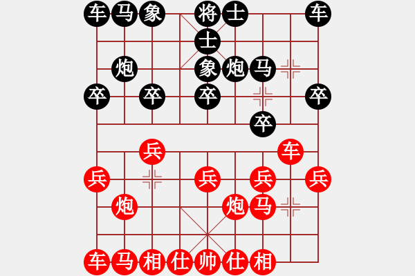 象棋棋譜圖片：分紅比例符合技術(shù)開 勝 五零后 - 步數(shù)：10 