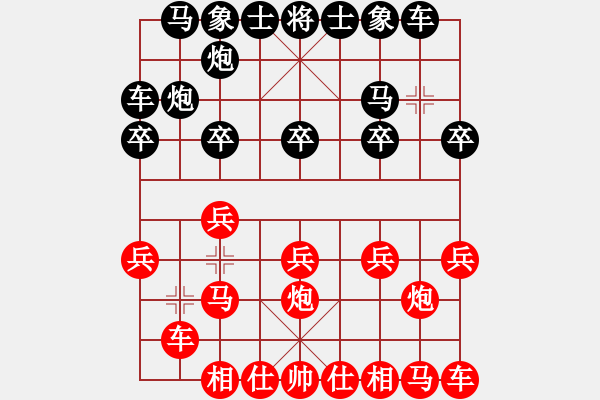 象棋棋譜圖片：小鳳哥(7段)-負-天平星張橫(3段) - 步數：10 