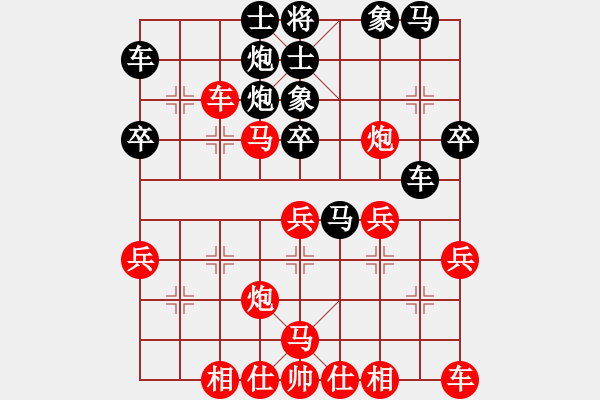 象棋棋譜圖片：小鳳哥(7段)-負-天平星張橫(3段) - 步數：40 