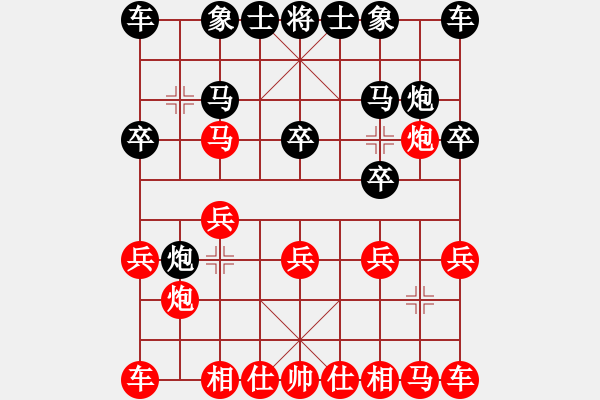 象棋棋譜圖片：《尋覓戰(zhàn)機(jī)，伺機(jī)反擊！》斷柄神經(jīng)刀【先負(fù)】寧波戚文卿(2015-3-12弈于大師網(wǎng)高級棋室) - 步數(shù)：10 