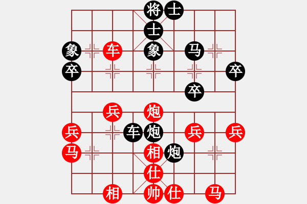 象棋棋譜圖片：名劍之承影(2段)-負-楚漢流芳(3段) - 步數(shù)：36 