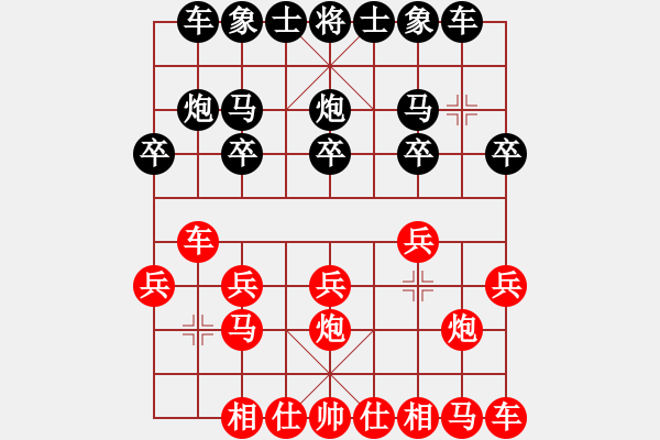 象棋棋譜圖片：1382局 D50- 中炮對(duì)列炮-小蟲(chóng)引擎23層(先勝)業(yè)天天Ai1-1 - 步數(shù)：10 