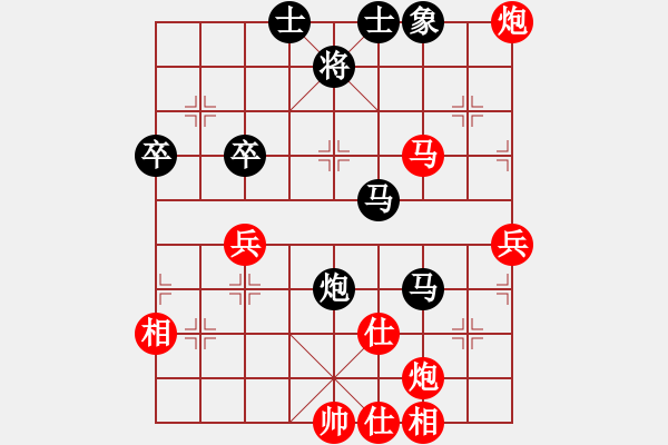 象棋棋譜圖片：鐵馬屏風(7段)-勝-一天天進步(5段) - 步數(shù)：60 