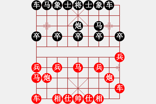 象棋棋譜圖片：神話Q先勝王清 - 步數(shù)：10 