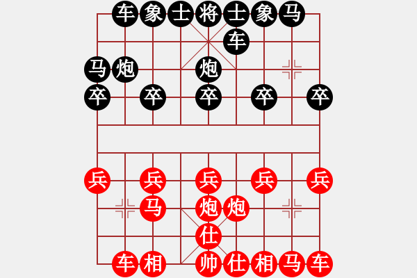 象棋棋譜圖片：高維鉉先勝陸大衛(wèi) - 步數(shù)：10 