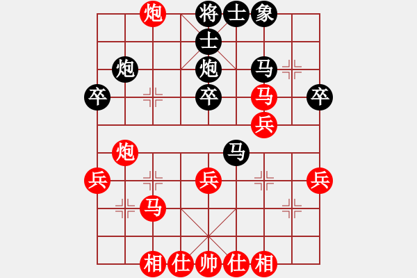 象棋棋譜圖片：齊齊哈爾(5段)-勝-阿貍(7段) - 步數(shù)：40 