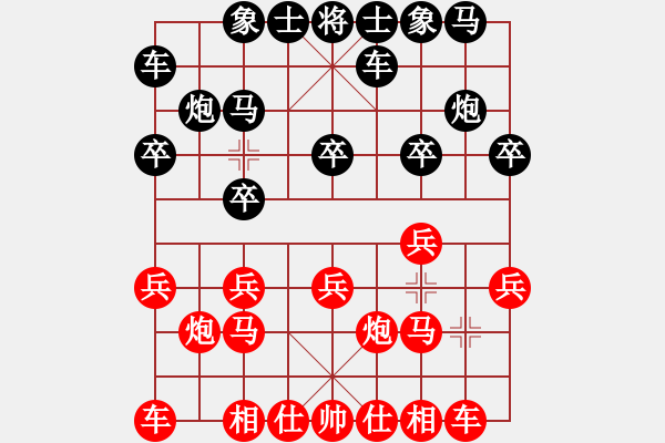 象棋棋譜圖片：兌棄(3段)-負(fù)-邊鋒記憶(2段) - 步數(shù)：10 