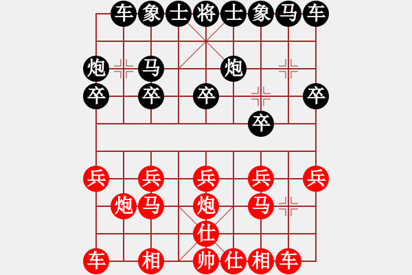 象棋棋譜圖片：鮑正祥 先負 王鑫海 - 步數(shù)：10 