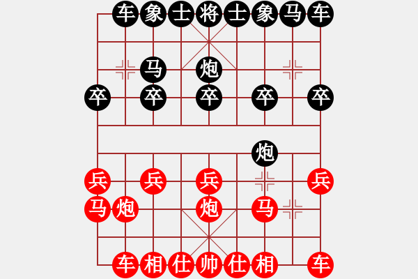 象棋棋譜圖片：第02輪 第30臺(tái) 青島 何元斌 先和 濟(jì)南 李成蹊 - 步數(shù)：10 