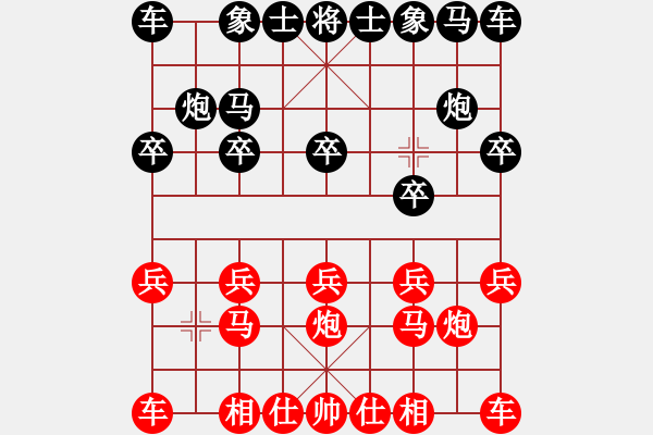 象棋棋譜圖片：饒兩先之人機(jī)試譜 - 步數(shù)：0 