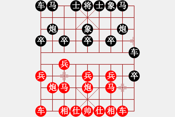 象棋棋譜圖片：3083232(校尉) 負(fù) 4387412(草民) - 步數(shù)：10 