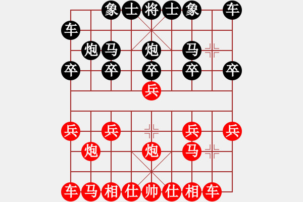 象棋棋譜圖片：臥龍613【先負(fù)】戚文卿(2015-1-20大師網(wǎng)高級棋室) - 步數(shù)：10 