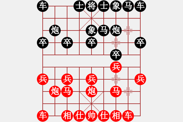 象棋棋譜圖片：行者必達(dá)[253989575] -VS- 藤真唯一愛(ài)你_芳芳[742994796]F - 步數(shù)：10 