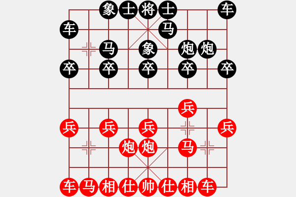 象棋棋譜圖片：10 - 步數(shù)：10 