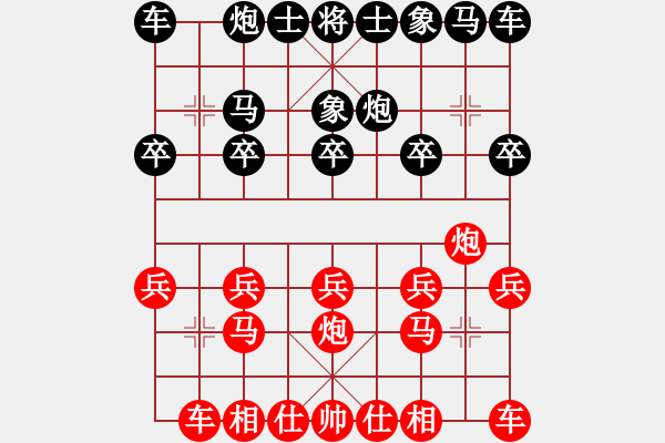 象棋棋譜圖片：二鬼拍門 - 步數(shù)：10 