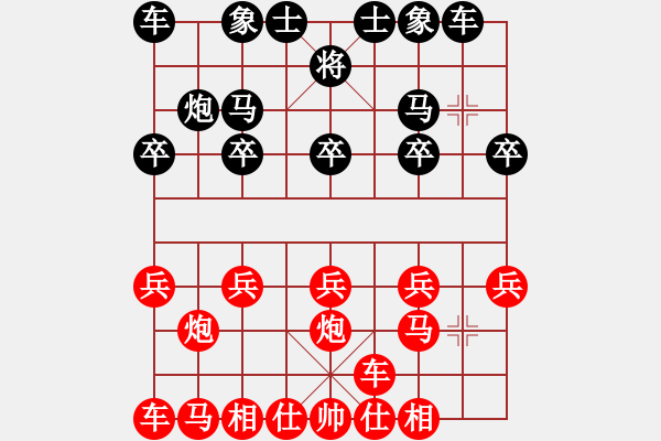 象棋棋譜圖片：吃光光后雙車挫絕殺 - 步數(shù)：10 