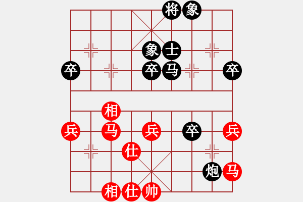 象棋棋譜圖片：中炮過(guò)河車左邊馬對(duì)屏風(fēng)馬 - 步數(shù)：60 