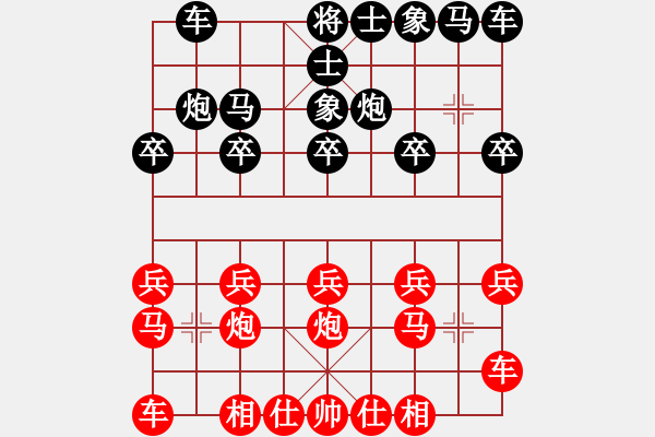 象棋棋譜圖片：99年威海象棋第一人紀(jì)華東出道PK威海象棋教父宋彥輝的棋局 - 步數(shù)：10 