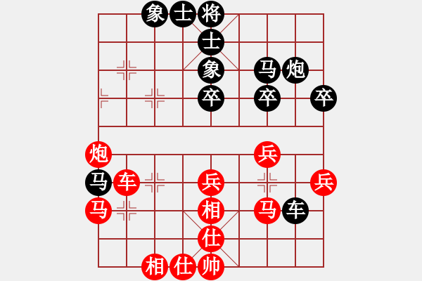 象棋棋譜圖片：12-02-25 shanzai[1008]-Win-jkdfana[1014] - 步數(shù)：40 