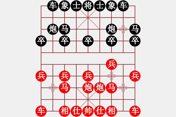 象棋棋譜圖片：真心[916313352] -VS- 輸習慣就好[2216899965] - 步數(shù)：10 