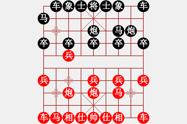 象棋棋譜圖片：外白渡橋(5段)-和-七星王(5段) - 步數(shù)：10 