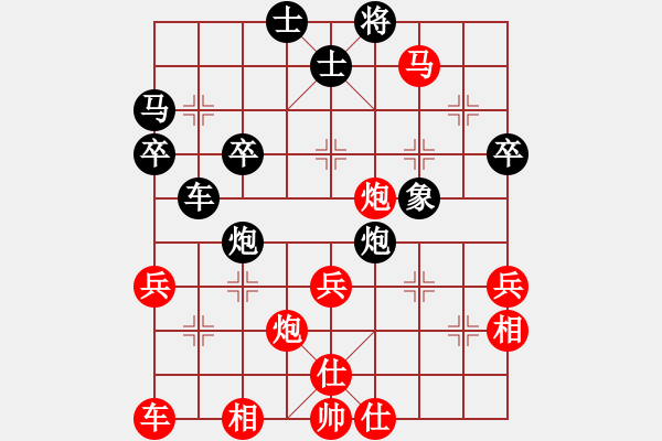 象棋棋譜圖片：起馬轉(zhuǎn)中炮對(duì)飛象之黑3路炮（旋風(fēng)V7.0先勝巫師業(yè)余級(jí)） - 步數(shù)：50 