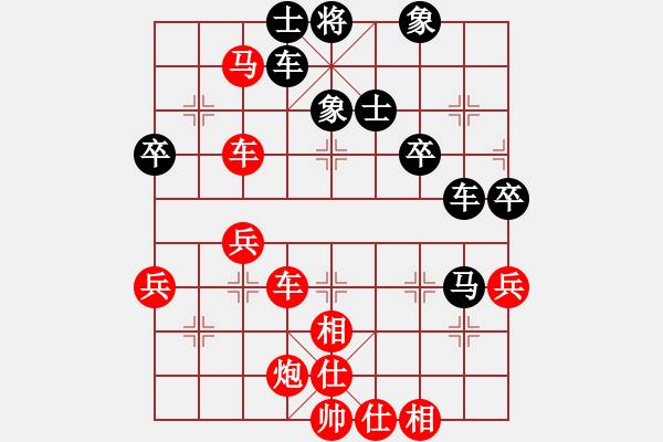 象棋棋譜圖片：葬心紅勝湖南邵東的朋友們好【順炮直車對緩開車】 - 步數(shù)：59 