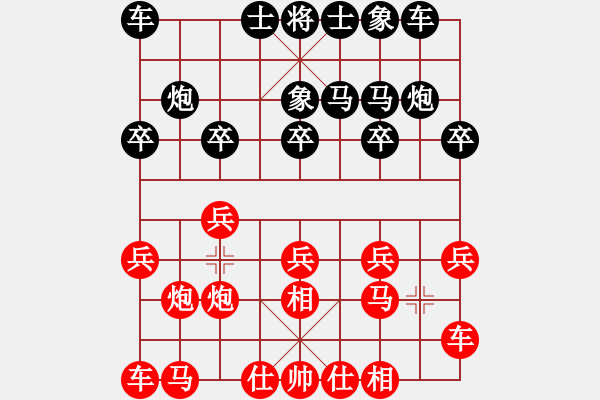 象棋棋譜圖片：jiafa(9段)-和-夢幻聯(lián)隊(duì)冰(9段) - 步數(shù)：10 