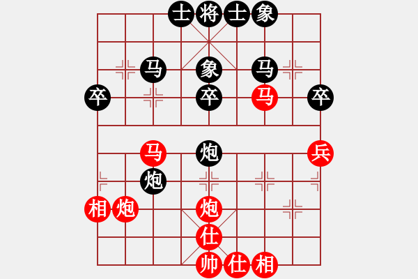 象棋棋譜圖片：十三水過(月將)-負-黑影子(2段) - 步數(shù)：50 