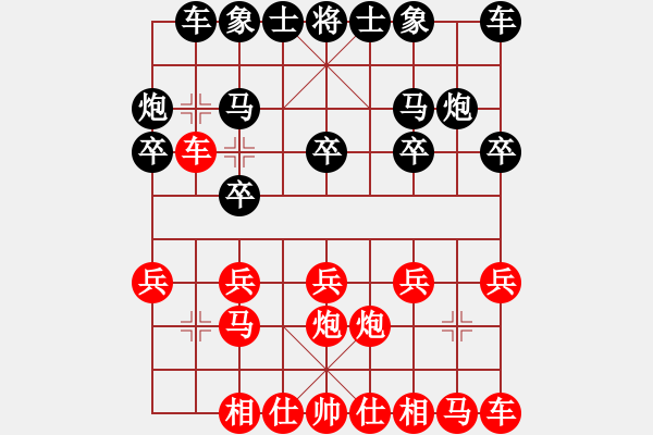 象棋棋譜圖片：棋友-魚aiq鳥[575644877] -VS- 時間[550358528] - 步數(shù)：10 