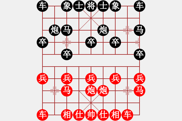 象棋棋谱图片：东营、寿光交流赛第一台林晓伟vs严振龙 - 步数：10 