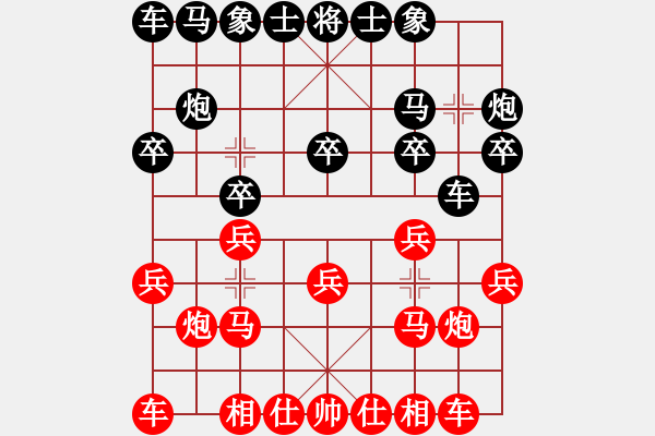 象棋棋譜圖片：強(qiáng)吾中原(9段)-和-咸州寡婦(7段) - 步數(shù)：10 