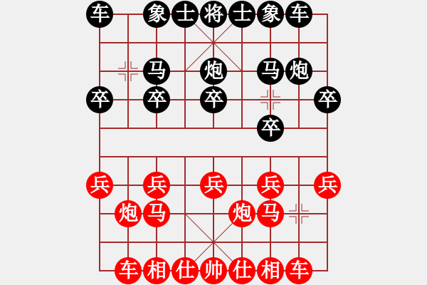 象棋棋譜圖片：2019第16屆威凱杯全國象棋等級賽張雨虹先勝陳坤璘4 - 步數(shù)：10 