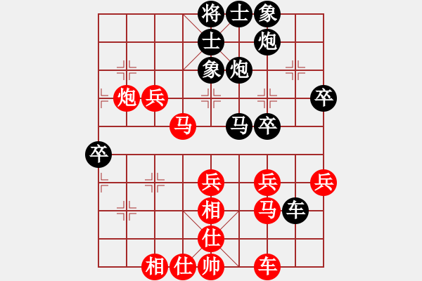 象棋棋譜圖片：吹吹(8段)-負(fù)-ohlala(3段) - 步數(shù)：40 