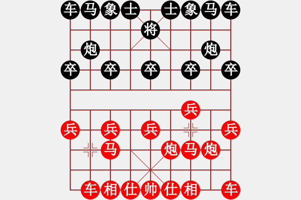 象棋棋譜圖片：大將軍11先負(fù)快樂(lè)布衣 - 步數(shù)：10 