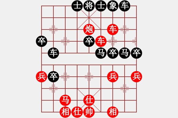 象棋棋譜圖片：昌邑象棋(9星)-負(fù)-李團結(jié)(9星) - 步數(shù)：40 