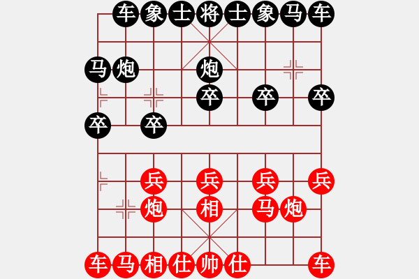 象棋棋譜圖片：一劍驚虹(日帥)-和-我真的很臭(人王) - 步數(shù)：10 