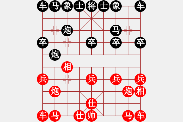 象棋棋譜圖片：小諸葛(9星)-負(fù)-瞎球下(7星) - 步數(shù)：10 