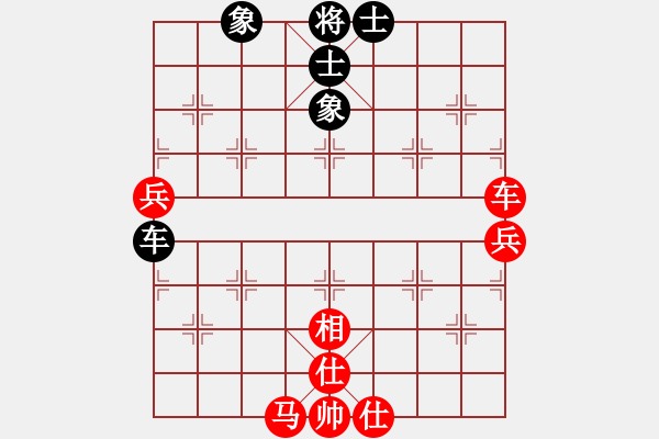 象棋棋譜圖片：看呆B們下象棋咯[紅] -VS- 琪琪[黑] - 步數(shù)：81 