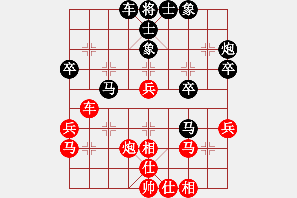 象棋棋譜圖片：風云霸主(5段)-負-阿爾山騎士(3段) - 步數(shù)：40 