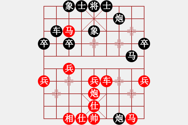 象棋棋譜圖片：八卦象棋 （9）對戰(zhàn)帶鉆業(yè)六對手，有點(diǎn)心慌慌，中局鏖戰(zhàn)取得優(yōu)勢 - 步數(shù)：40 