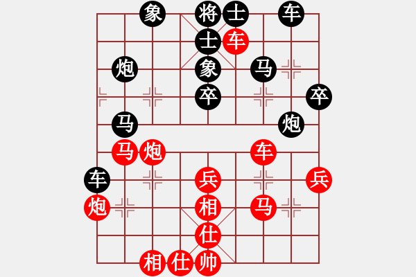 象棋棋譜圖片：秀麗(9星)-勝-元始天遵(6星) - 步數(shù)：40 