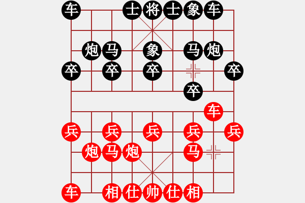 象棋棋譜圖片：周潤林 先和 曾祥照 - 步數(shù)：10 