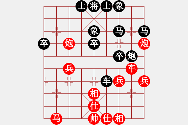 象棋棋譜圖片：王彩竹(8段)-和-鄂州文科王(6段) - 步數(shù)：40 