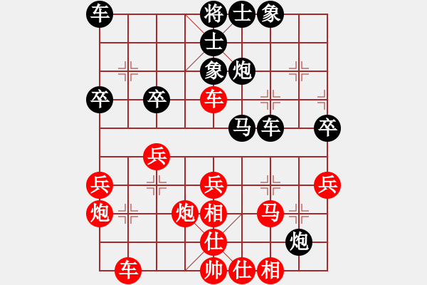 象棋棋譜圖片：bbboy002（業(yè)6-2）先勝 沒有（業(yè)6-1） - 步數(shù)：40 