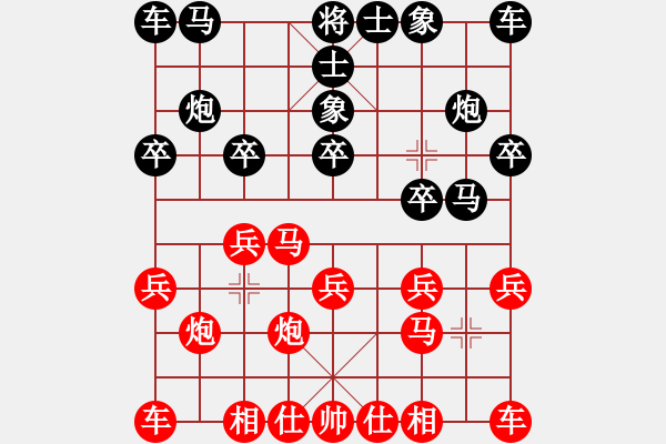 象棋棋譜圖片：‖棋家軍‖皎月[2739506104] -VS- 回馬槍[1391956208] - 步數(shù)：10 